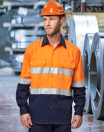 Winning Spirit WS-SW82 HI VIS COOL-BREEZE SAFETY LS SHIRT