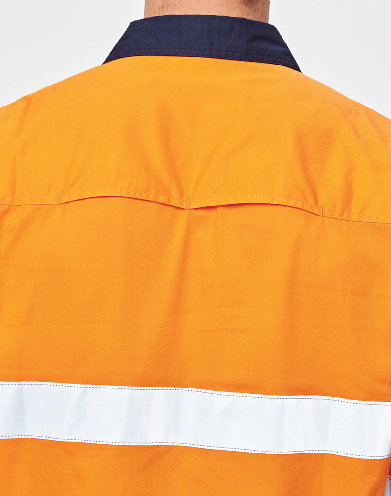 Winning Spirit WS-SW82 HI VIS COOL-BREEZE SAFETY LS SHIRT 2