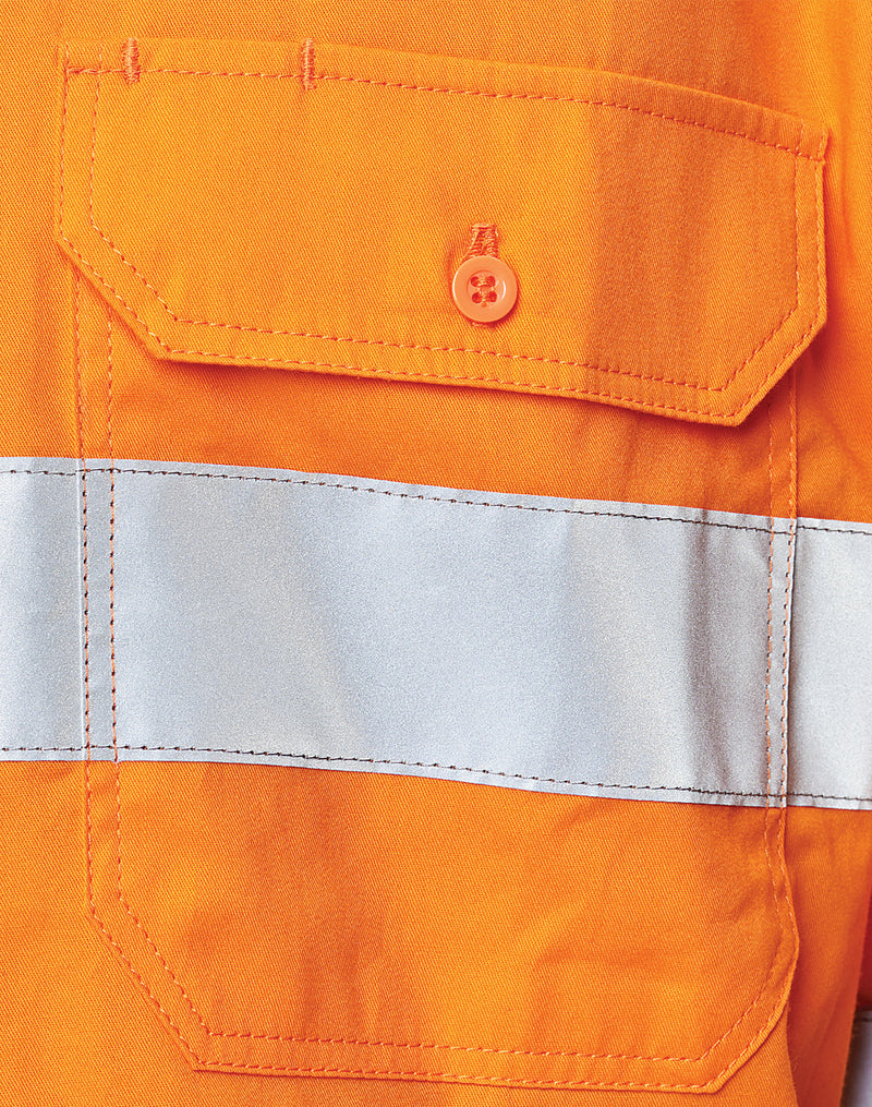 Winning Spirit WS-SW82 HI VIS COOL-BREEZE SAFETY LS SHIRT 3