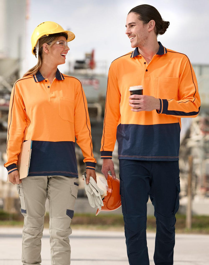 Winning Spirit SW90 Hi Vis Sustainable Cool-Breeze Safety Polo Unisex
