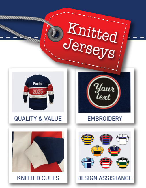 Rugby Striped - Custom Made Colours
