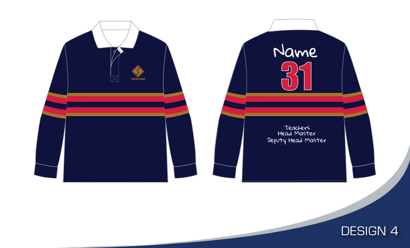 Rugby Striped - Custom Made Colours
