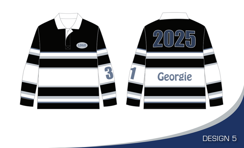 Rugby Striped - Custom Made Colours