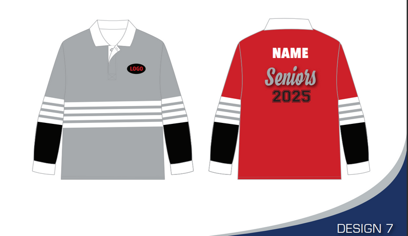 Rugby Striped - Custom Made Colours
