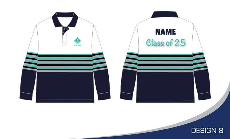 Rugby Striped - Custom Made Colours