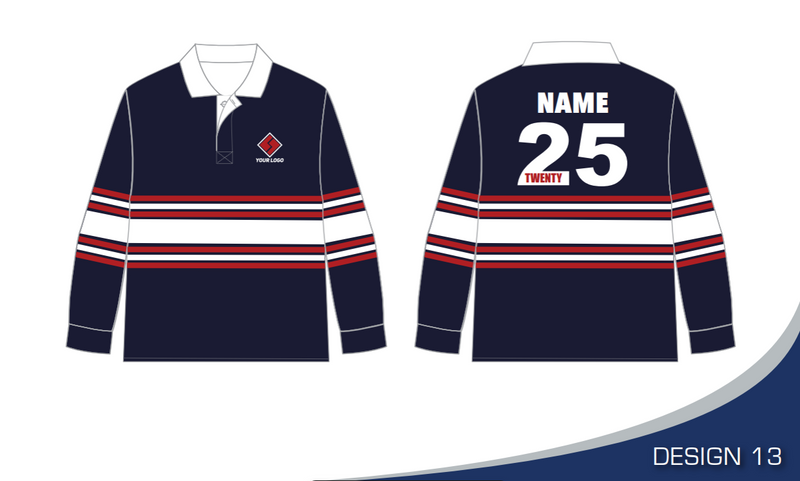 Rugby Striped - Custom Made Colours