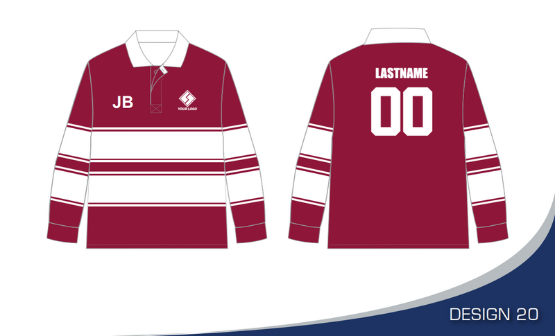 Rugby Striped - Custom Made Colours