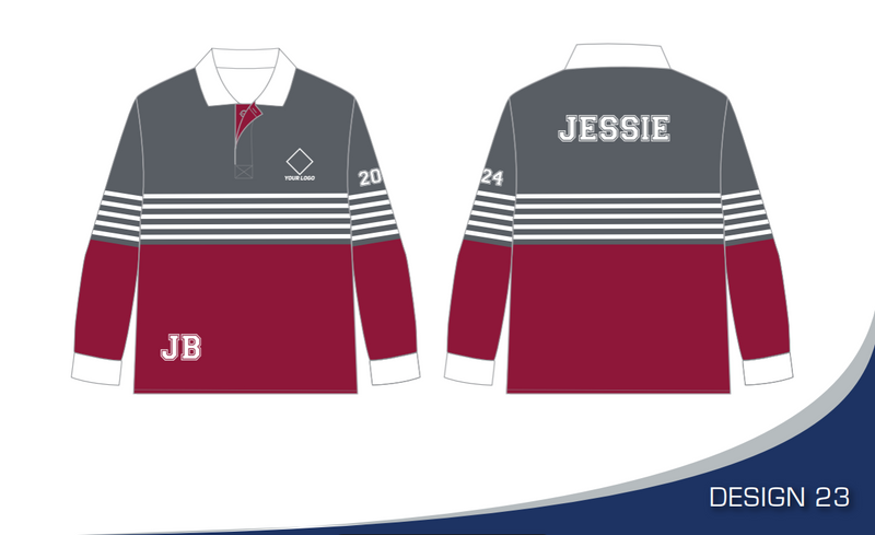 Rugby Striped - Custom Made Colours