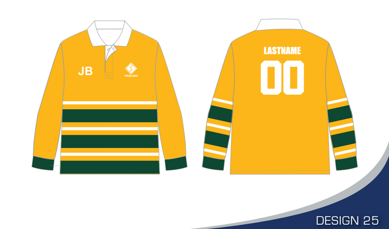 Rugby Striped - Custom Made Colours