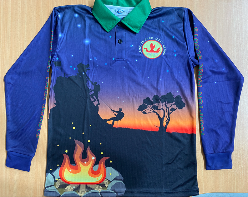 Scouts - Sublimated Polo - Long Sleeve