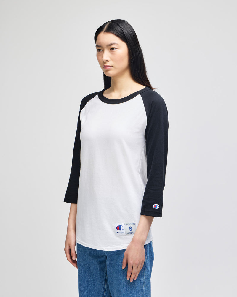 Champion T137 Raglan Baseball T-Shirt Unisex – rear view