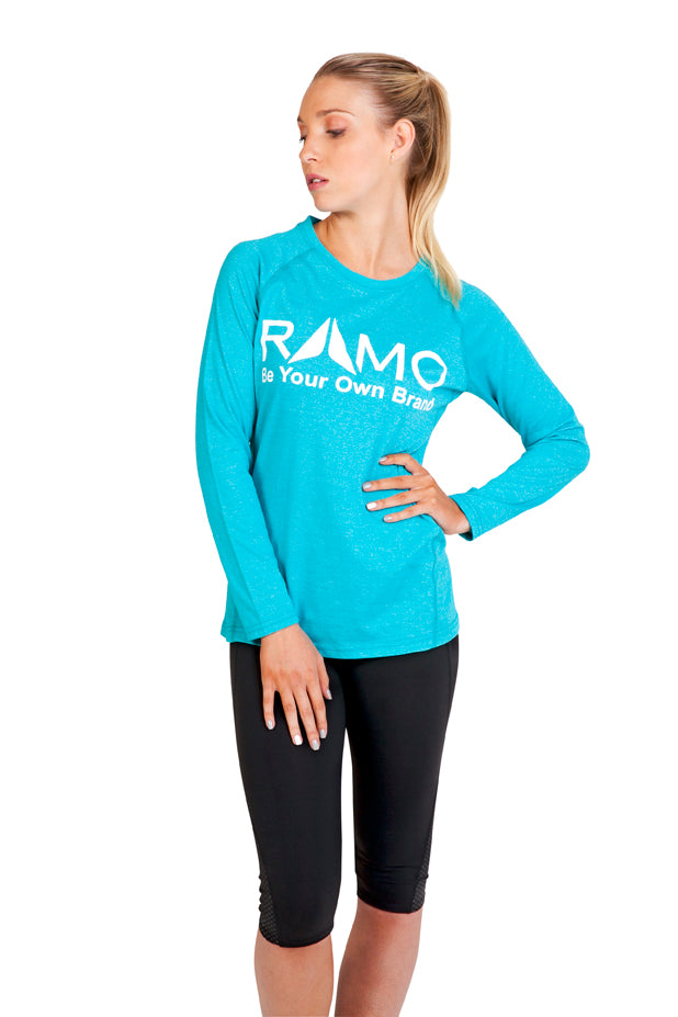 RAMO T223LD Greatness Heather Long Sleeve Tee Ladies