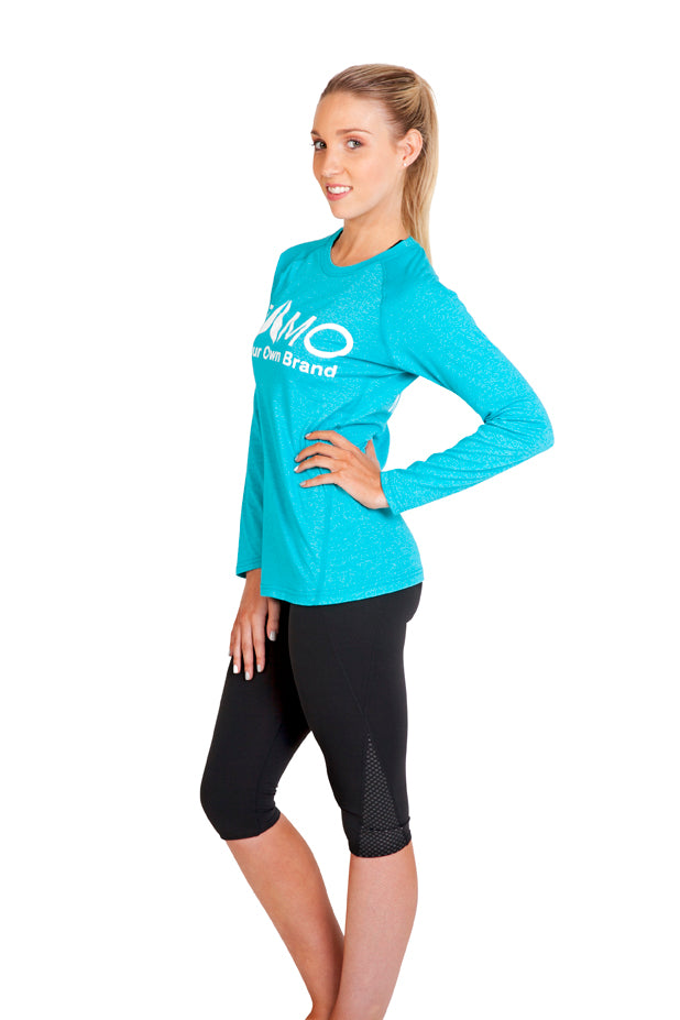 RAMO T223LD Greatness Heather Long Sleeve Tee Ladies