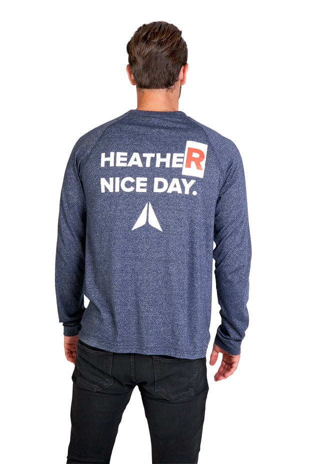 RAMO T223LS Greatness Heather Long Sleeve Tee Unisex