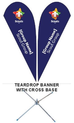 Scouts - Teardrop/Feather Banners - 2m (Small)