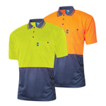 Tru Workwear TS2851 Micromesh S/S Hi-Vis Polo Shirt