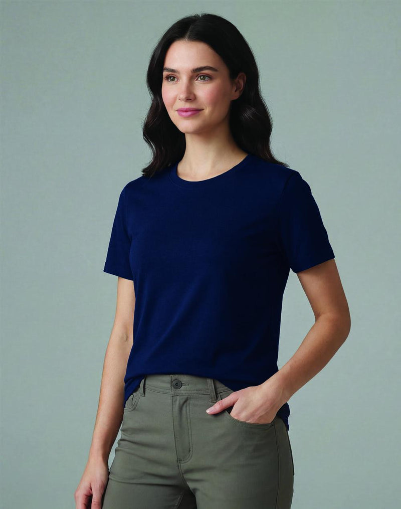 Winning Spirit TS44 Premium Cotton Face Tee Ladies