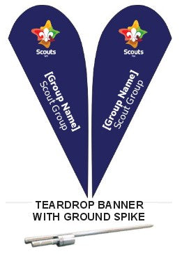 Scouts - Teardrop/Feather Banners - 2m (Small)