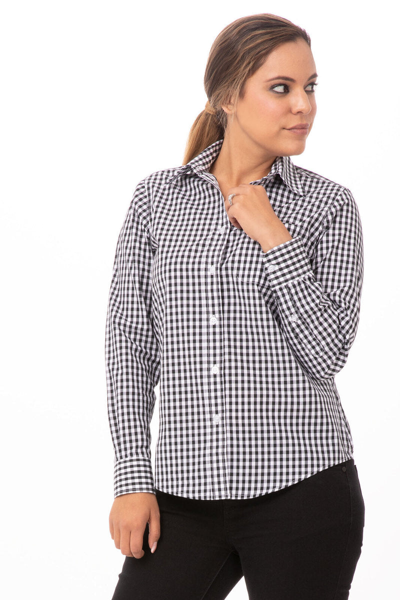 Gingham Black