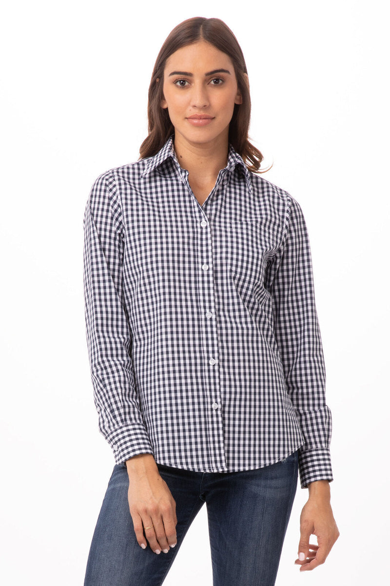 Gingham Blue