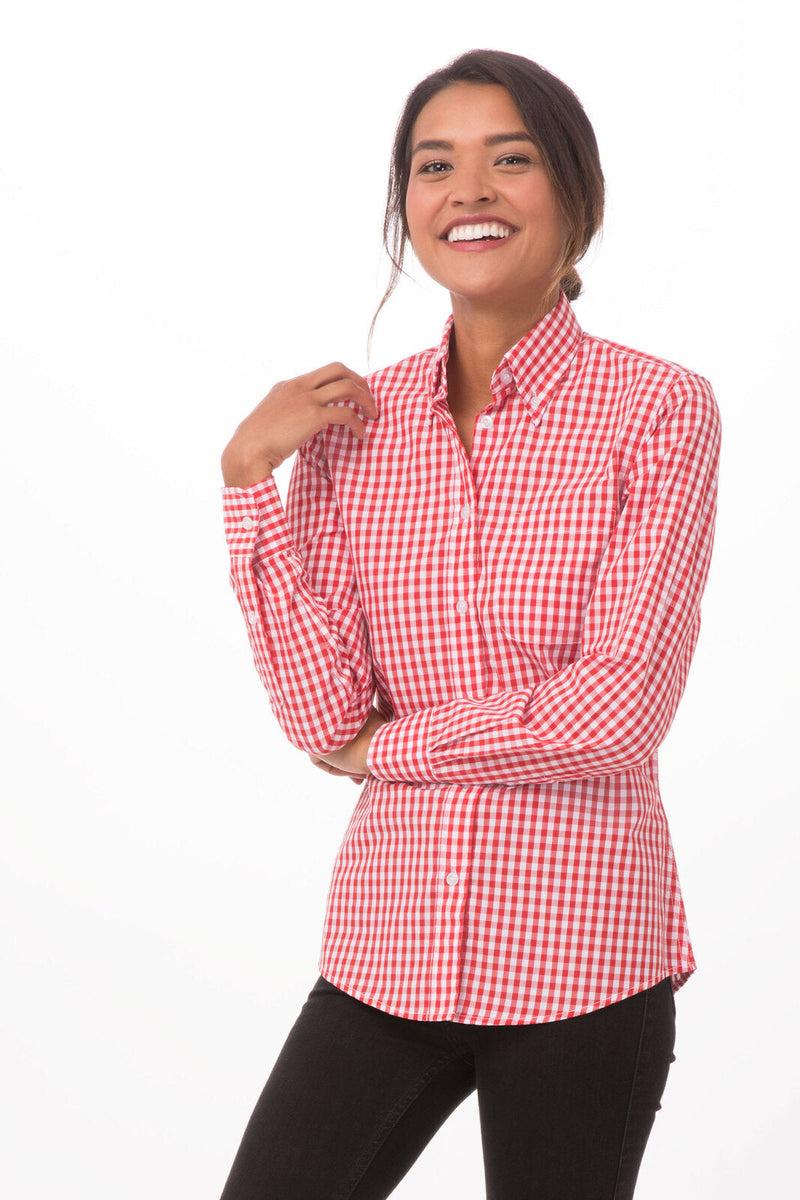 Gingham Red