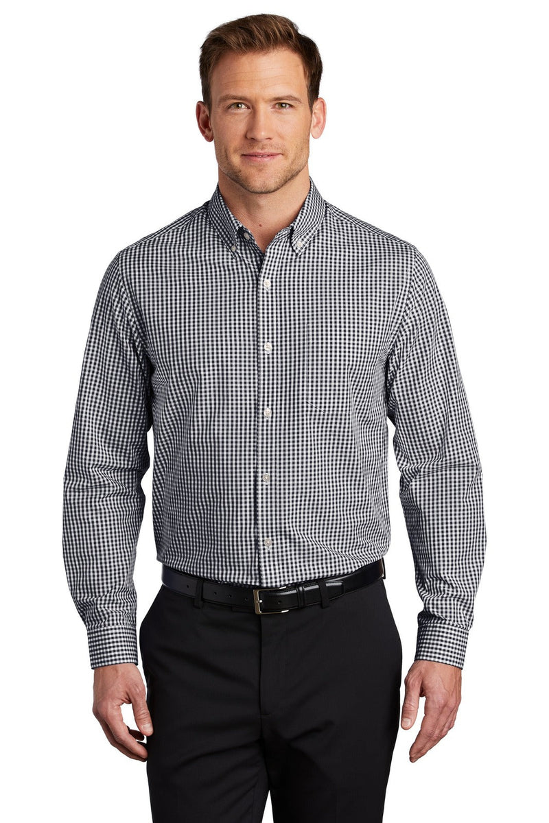Port Authority W644 Broadcloth Gingham Easy Care Shirt