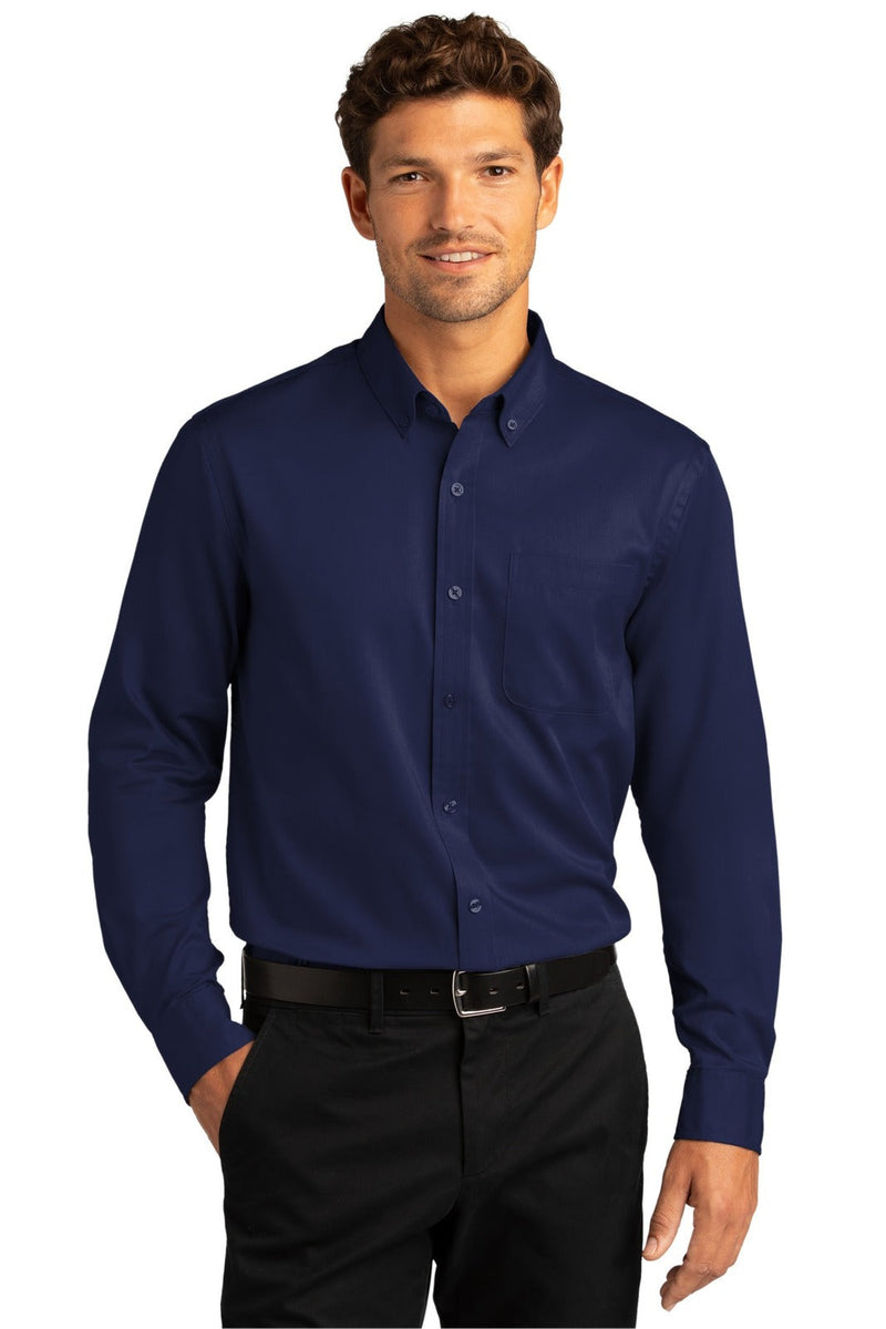 Port Authority W808 Long Sleeve SuperPro React Twill Shirt