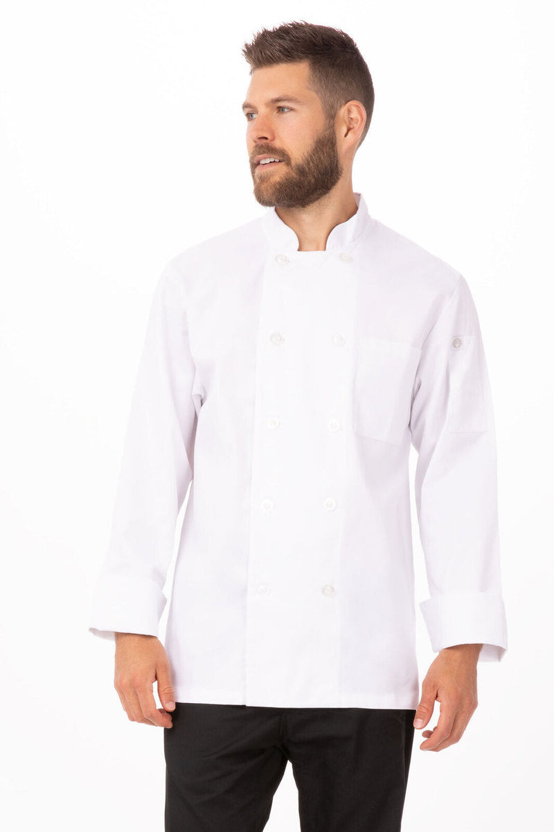 Le Mans White Chef Jacket