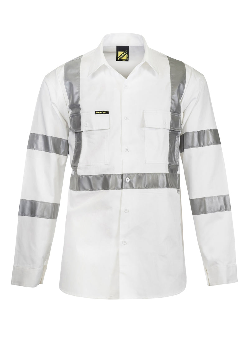 HI VIS X-PATTERN SHIRT- LS