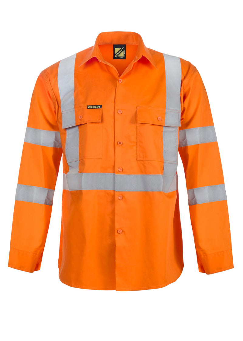 HI VIS X-PATTERN SHIRT- LS