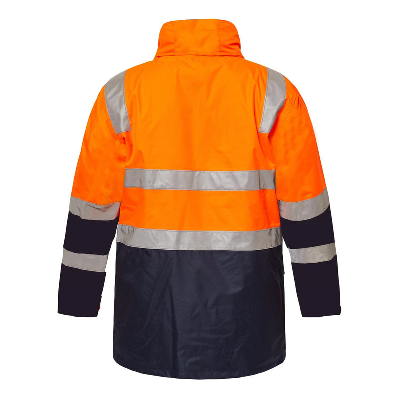 HI VIS 6 IN 1 JACKET WITH TAPE