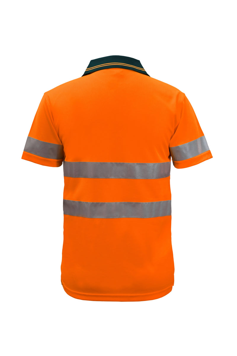 HI VIS MICROMESH POLO WITH TAPE