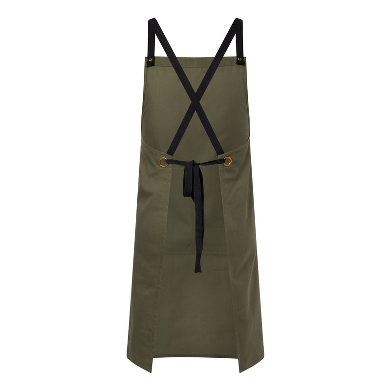 FULL BIB APRON WITH POCKETS CA031 REAR workcraft