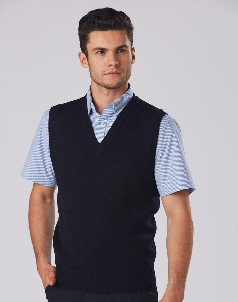 Winning Spirit WJ02 Wool/Acrylic V-Neck Vest Unisex
