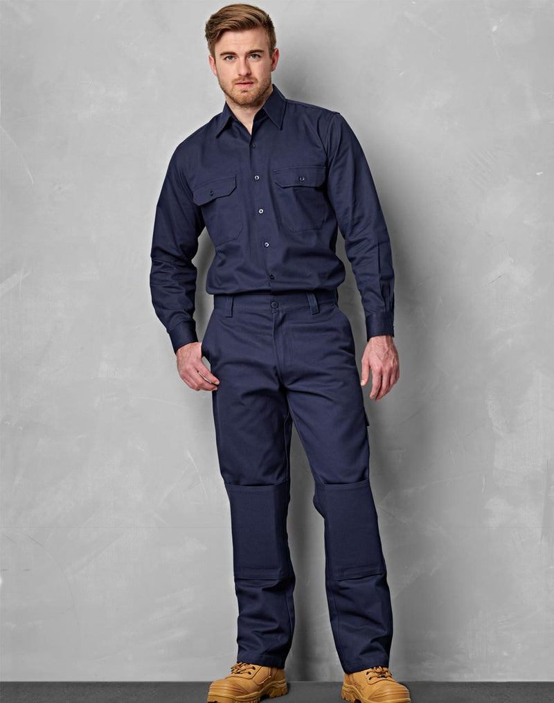Winning Spirit WP03 Heavy Cotton Drill Cargo Pants Mens
