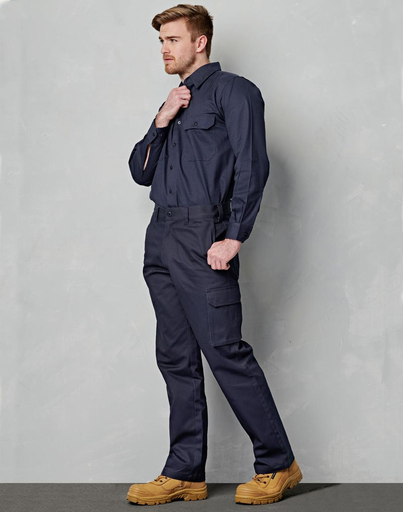 Winning Spirit WP07 Heavy Cotton Pre-Shrunk Drill Pants Mens (Regular & Stout)