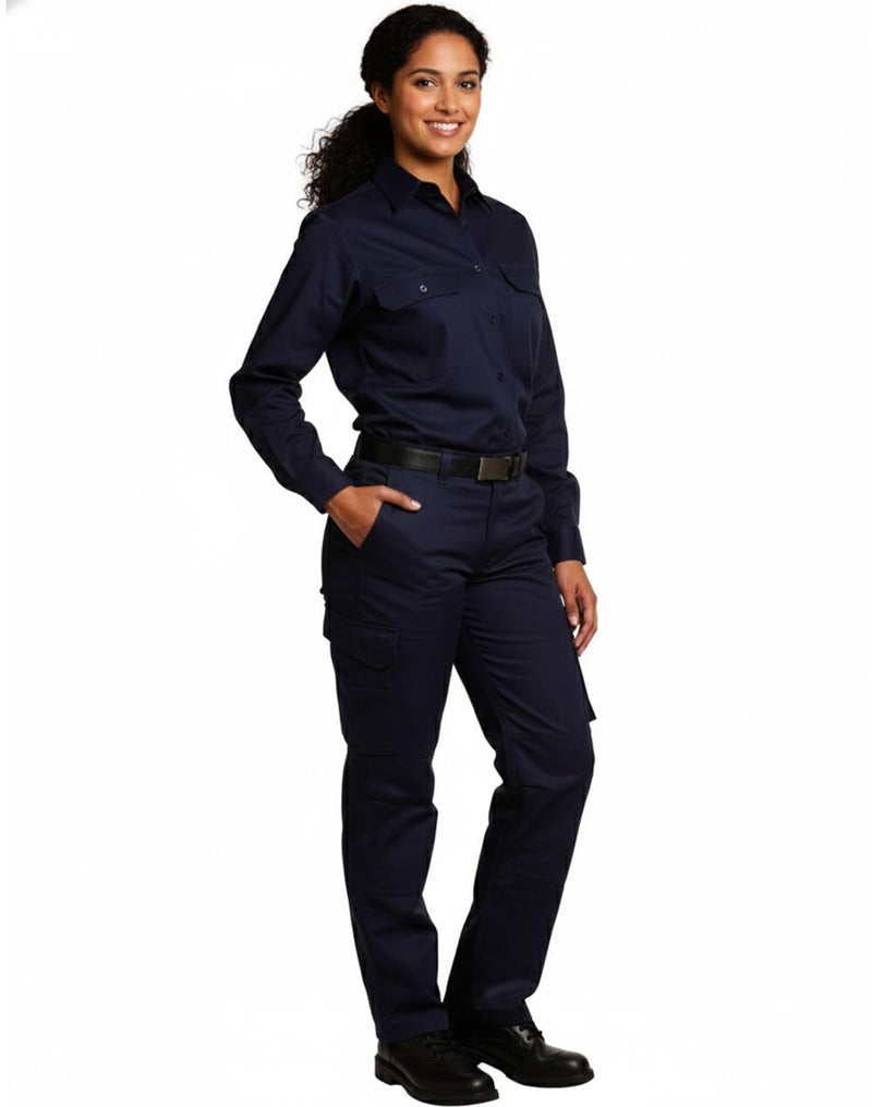 Winning Spirit WP15 Heavy Cotton Drill Cargo Pants Ladies