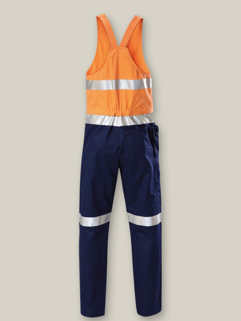Hard Yakka Y01055 Hi-Vis 2Tone Action Back Cotton Taped Overall Mens – product photo