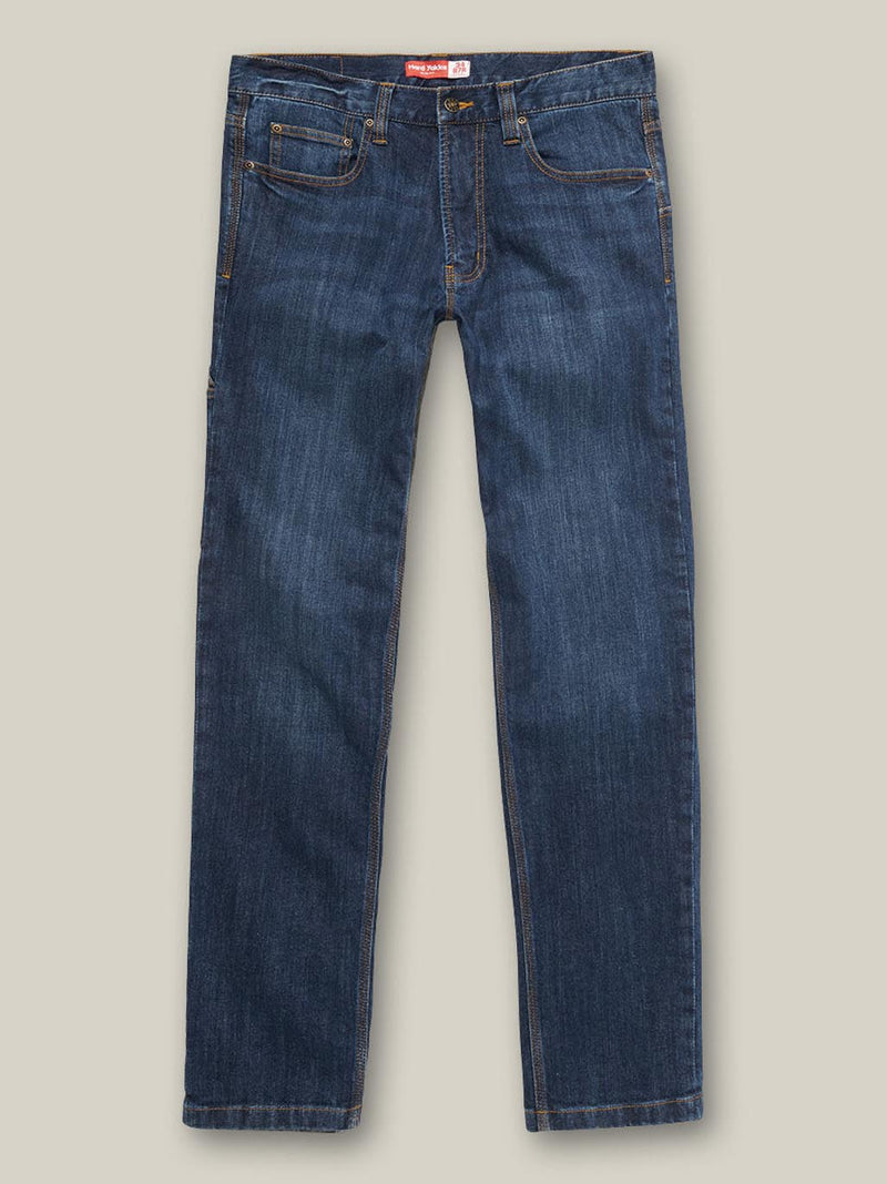 Hard Yakka Y03105 Heritage Slim Fit Denim Work Jeans Mens – product photo