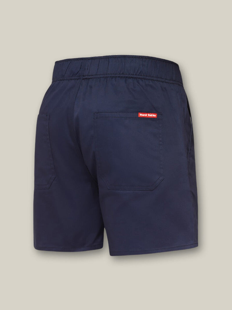 Hard Yakka Y05545 Relaxed Fit Elastic Waist Cotton Drill Short Mens – product photo