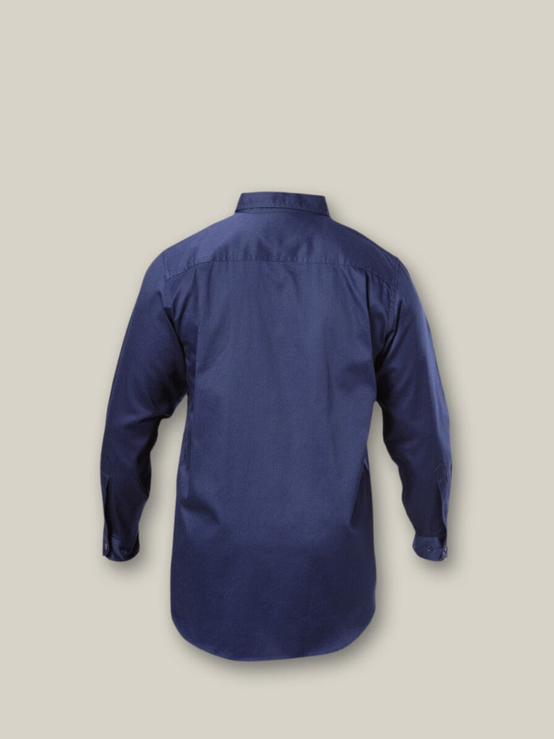 Hard Yakka Y07500 Long Sleeve Open Front Cotton Drill Work Shirt Mens – product photo