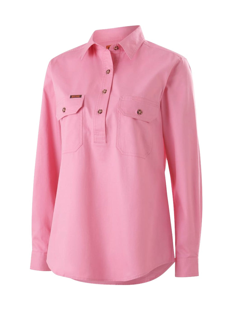 Hard Yakka Y08399 Heritage Closed Front Drill Shirt Ladies – product photo