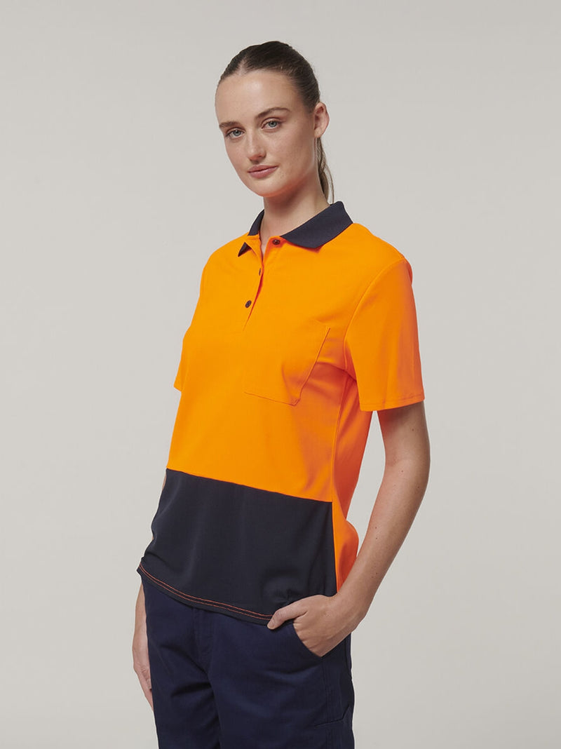 Hard Yakka Y08601 Short Sleeve Hi Vis Polo Ladies – product photo