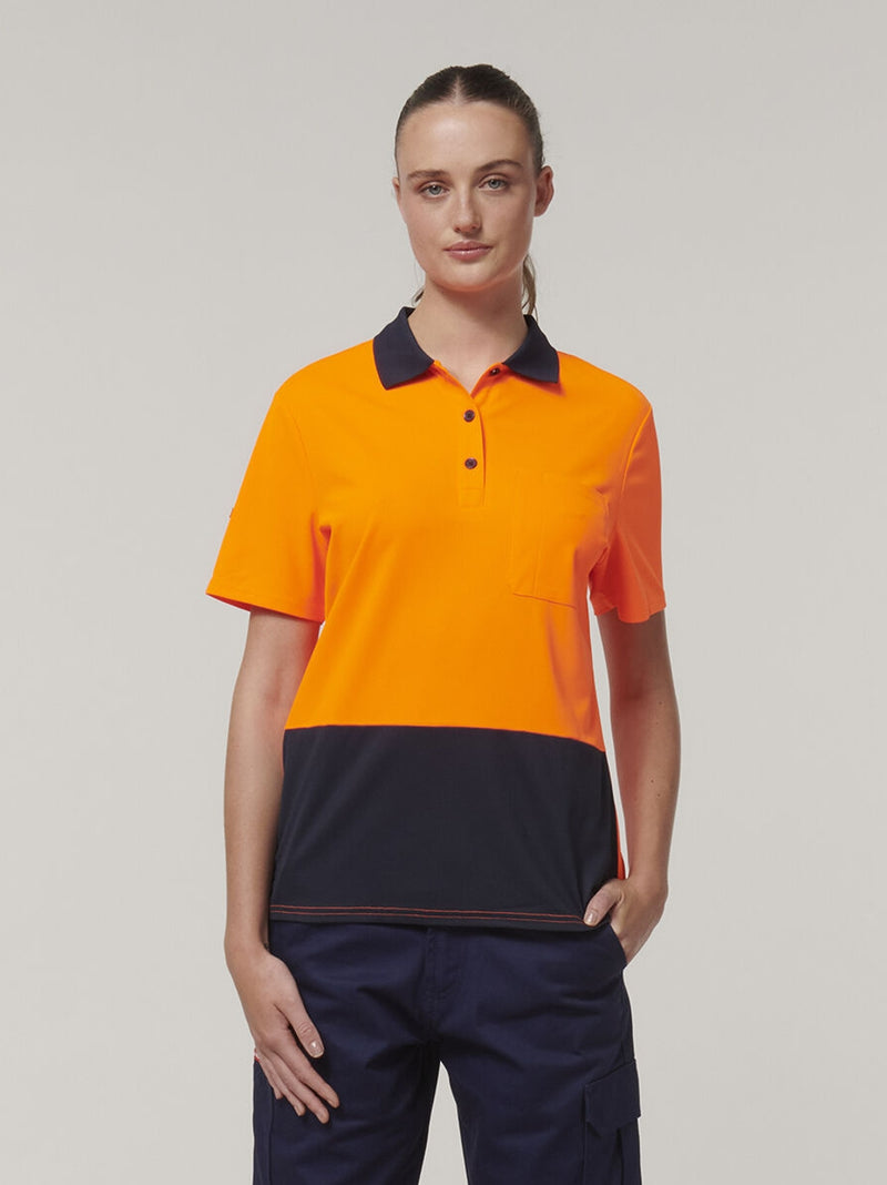 Hard Yakka Y08601 Short Sleeve Hi Vis Polo Ladies – product photo