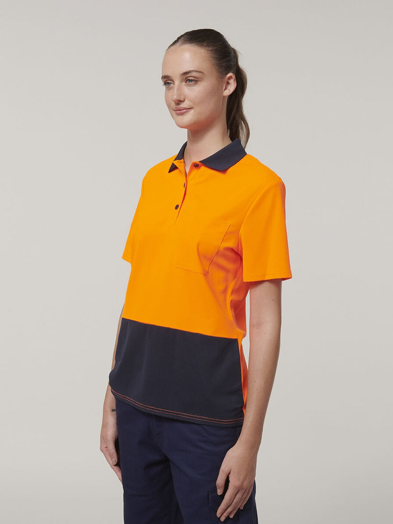 Hard Yakka Y08601 Short Sleeve Hi Vis Polo Ladies – product photo