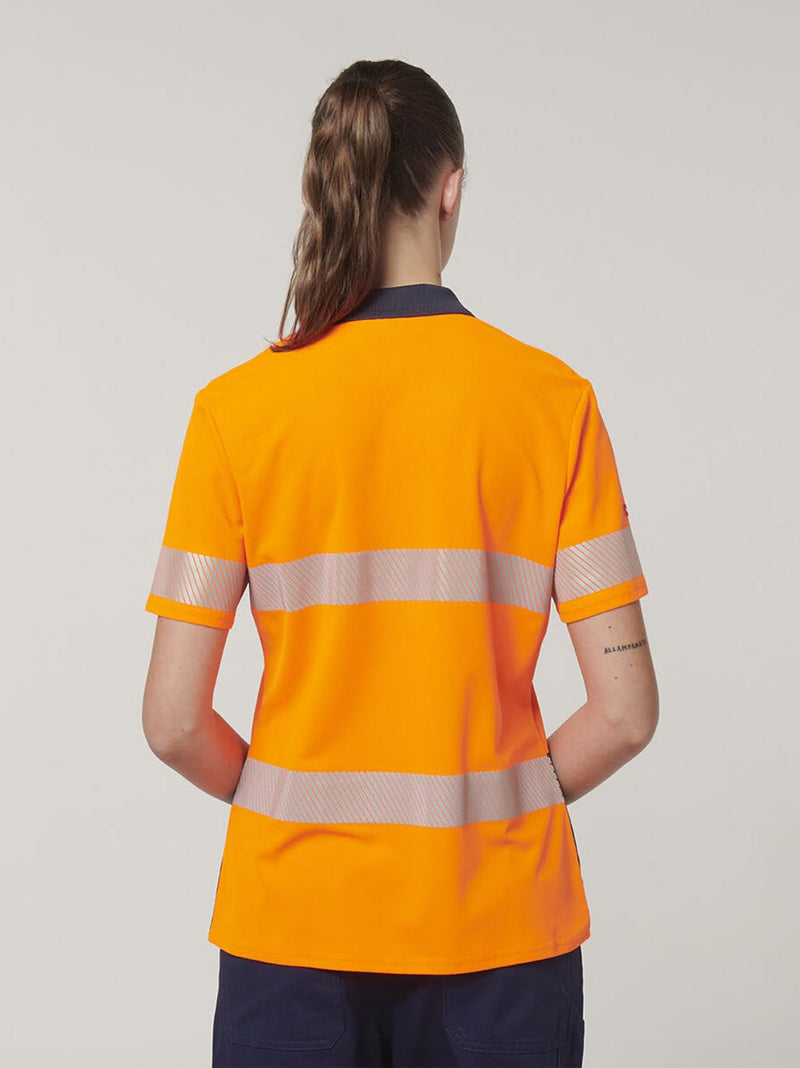 Hard Yakka Y08602 Short Sleeve Hi Vis Taped Polo Ladies – product photo