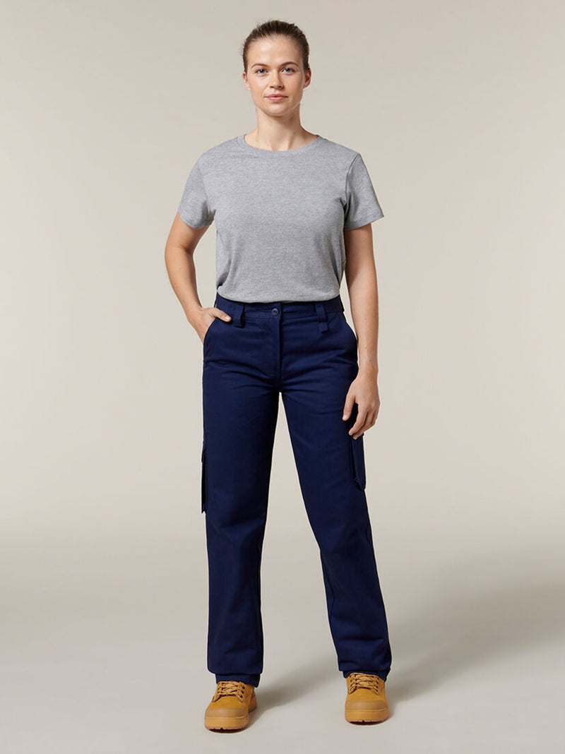 Hard Yakka Y08850 Cotton Drill Cargo Pant Ladies – product photo