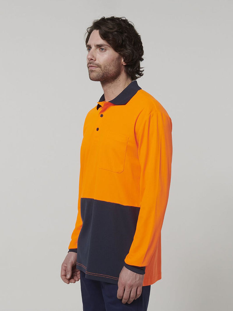 Hard Yakka Y19617 Long Sleeve Hi Vis Polo Ladies – product photo