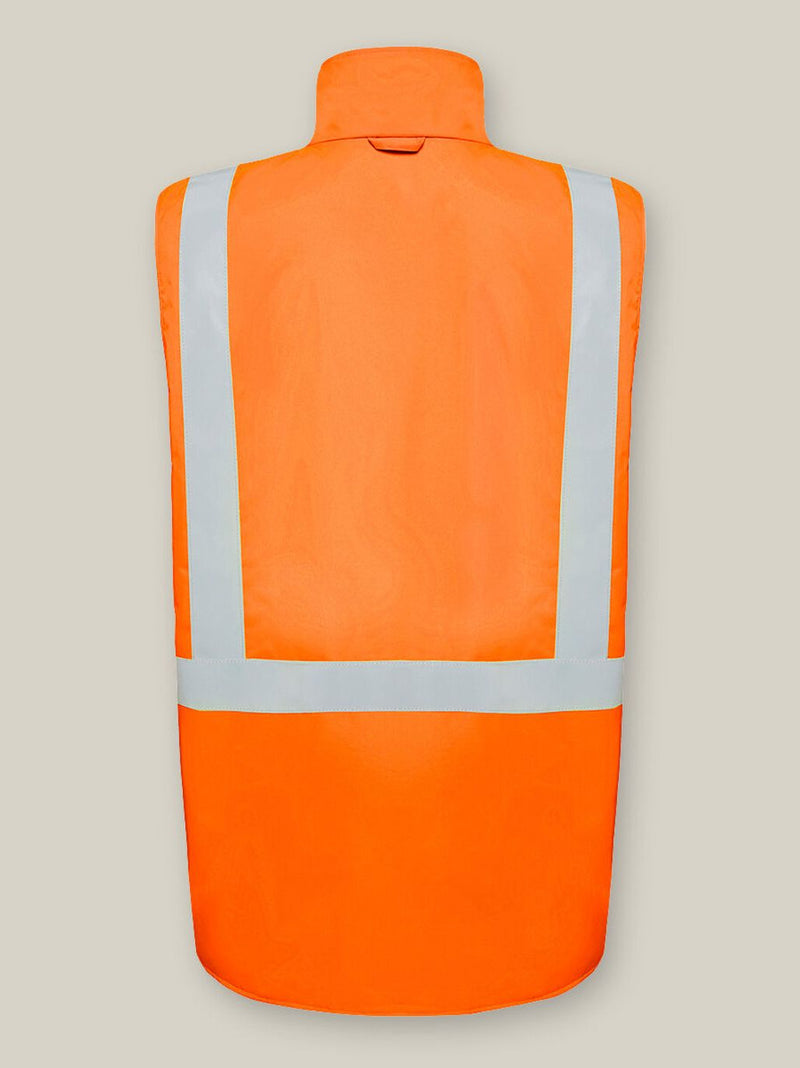 Hard Yakka Y21480 Hi-Vis Taped All Weather Fleece Vest Mens – product photo