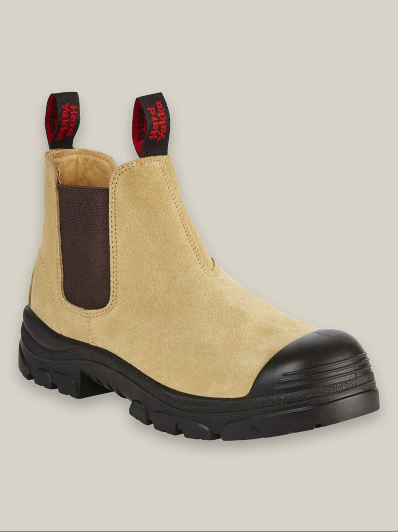 Hard Yakka Y60087 Grit Pull On Steel Toe Safety Boot - Sand – product photo